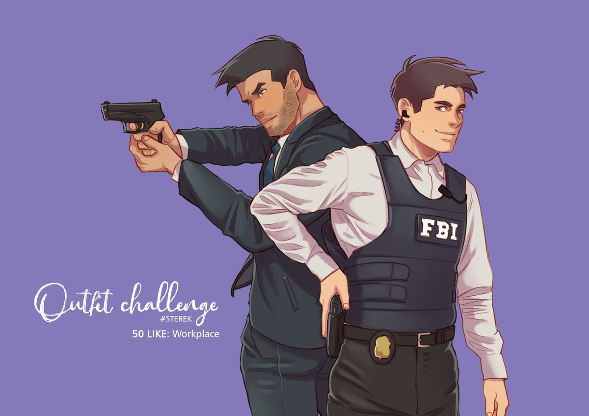 MultiEleonora96's tweet photo. It's time!
50 likes: Workplace
In my headcanon Stiles and Derek work as partners together in the FBI 
#sterek https://t.co/pJA7sMpDkH