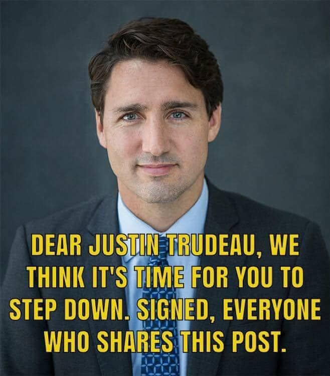 OneTrust99's tweet photo. @JustinTrudeau https://t.co/7HHGdmyHKi
