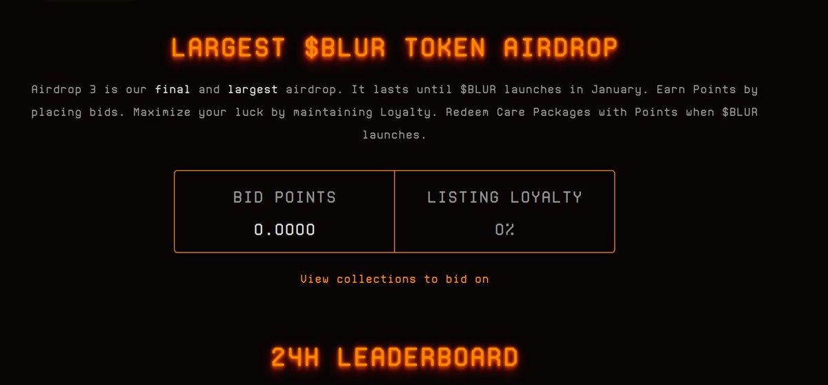 Blur 第二阶段空投发放了，
根据官网，空投后面还有一次，明年 1 月发币。