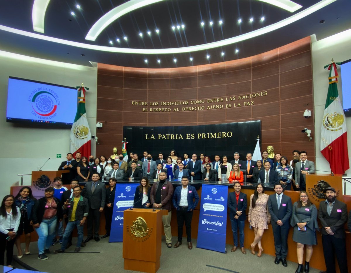 Voces Jóvenes por la Libertad 2022
<a href="/Kybernus/">Kybernus</a> 
<a href="/COPARMEXJovenes/">Jóvenes CDMX</a> <a href="/Coparmex_CDMX/">Coparmex Ciudad de México</a>