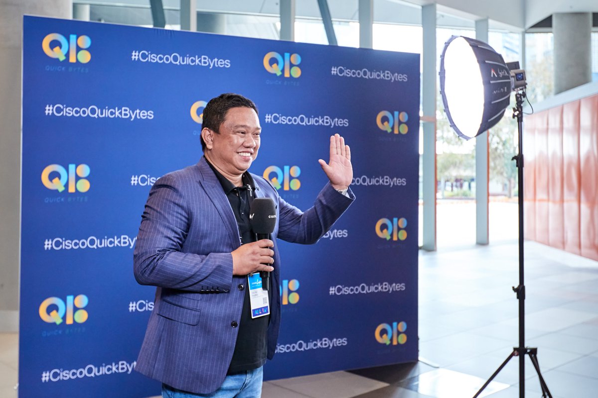 CiscoLiveAPJC's tweet image. Don’t forget to swing by the Social Media Hub 9am-5pm AEDT Tuesday to Thursday! You can: 
🎥 Film your own #CiscoQuickBytes video
📸 Take a pic with the ALL IN backdrop
✅ Grab your Digital Token
👥 Meet the team and capture social media tips and tricks and more