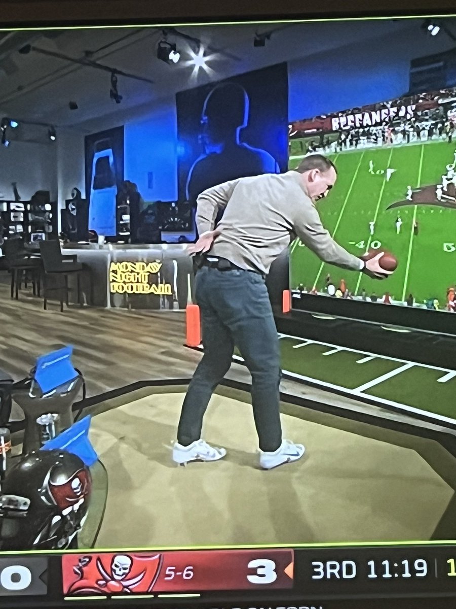 Are those cleats? That is next level commentating