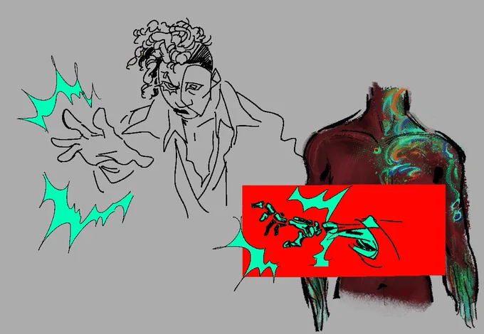 [oc] Alloy the Accursed, childe of king Midas, burdened by her corrosion powers and searching for a way to prevend his body from withering away with their use  [she/he] 