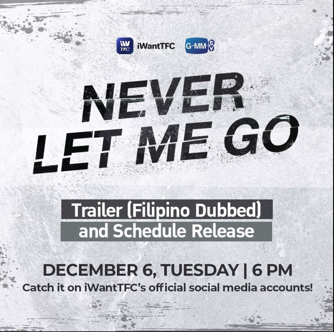 Never let go this December! Because the newest series from GMMTV is coming to iWantTFC!

Catch the #NeverLetMeGoPH Trailer and Schedule release tomorrow, DEC. 6 at 6PM on our social media accounts! #GMMTV #IWantTFC #BoysLove