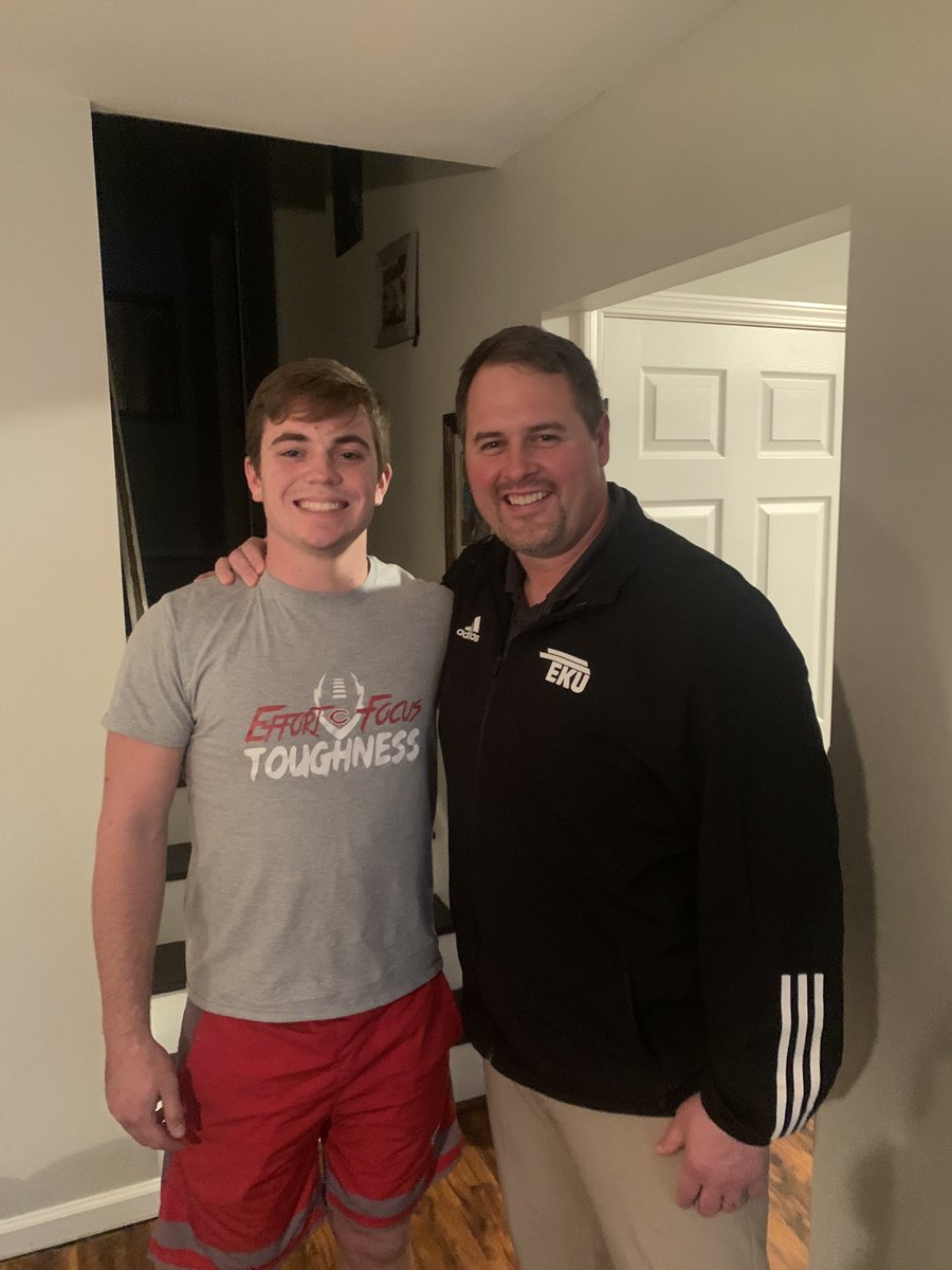 Thanks <a href="/Erik_Losey/">Erik Losey</a> for stopping by tonight and checking on me. #RollKerns <a href="/EKUWWells/">Walt Wells</a> <a href="/CoachDerekDay/">Derek Day</a> <a href="/CoachKevMac/">Kevin McKeethan</a>