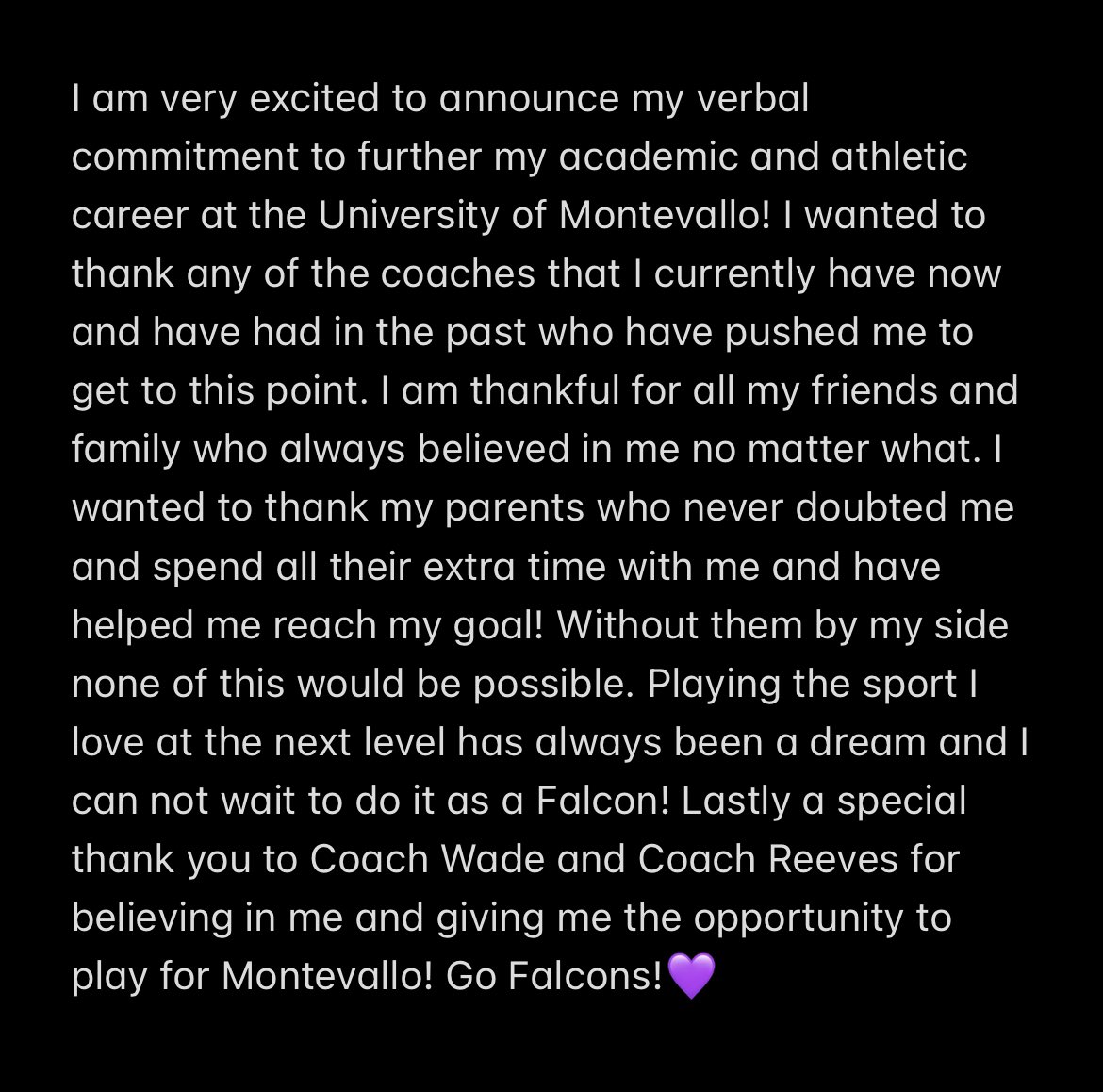 kileygrace13's tweet photo. So blessed💜💛 @11BWade @rachtwentynine @MontevalloSB @ChilesFPNTNL https://t.co/r7VFeovpZr