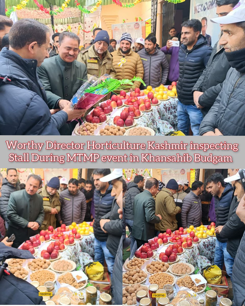 BudgamH's tweet photo. #MTMP2 
1/4 Visiting Officer, G.R Mir (KAS)-Director Horticulture Kashmir during day long programme at Municipal Committee Khansahib Budgam
@OfficeOfLGJandK @DC_Budgam @HortiKashmir @dicbudgam @SyeedF22 @AgriBudgam @SheepBudgam @ADF_Budgam @ChiefBudgam @dic_budgam https://t.co/bkB3c3oDmB