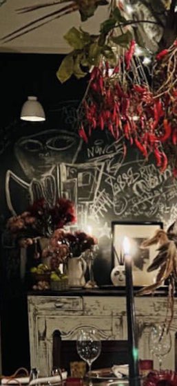 Mike_JohnsonJr's tweet photo. Madonnas Thanksgiving. Drawing of a random grey alien with the word “Nonce” next to it. Wonder what nonce means? Madonna loves to flaunt how much she loves Balenciaga aka Baal. Madonna isn’t the only one we need to investigate them all! #Balenciaga #CancelThemAll #Awakening https://t.co/qsQNuSmteb