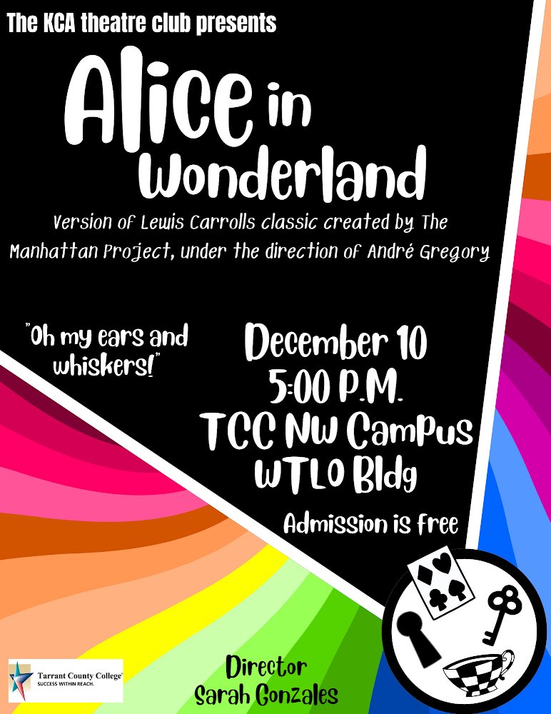 Please join us in supporting our theatre club at KCA. Performance is this Saturday at the TCC NW campus (4801 Marine Creek Pkwy, Fort Worth Texas) WTLO building at 5:00 PM! <a href="/KISD_Academy/">Keller Collegiate Academy</a> <a href="/kcaowlspta/">Keller Collegiate Academy-PTA</a>