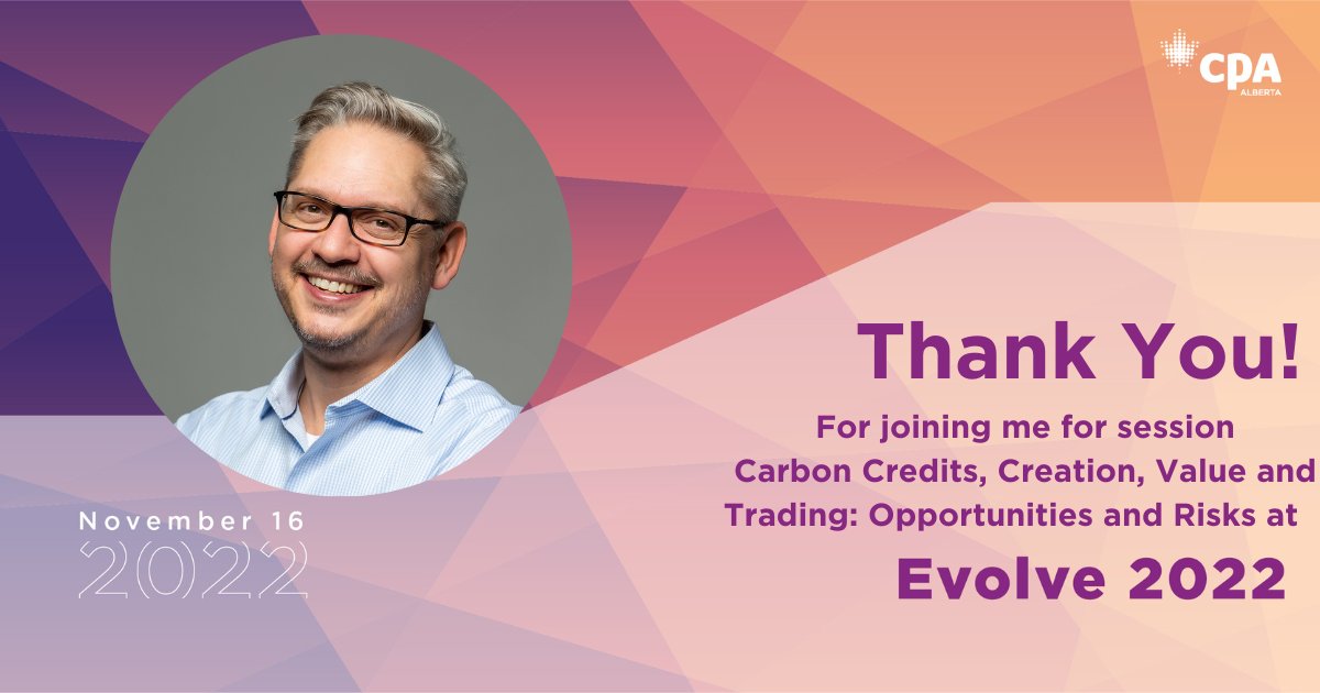 corybergh's tweet photo. I am so grateful to have been a part of the November 16th CPA Alberta 2022 Evolve Conference participating on the Carbon Credits, Creation, Value and Trading panel moderated by @janicetran, also featuring Manjeet Dhillon and Amber Kirby. Thank you #CPAABEvolve #cpaalberta https://t.co/WXLTVpvlvr