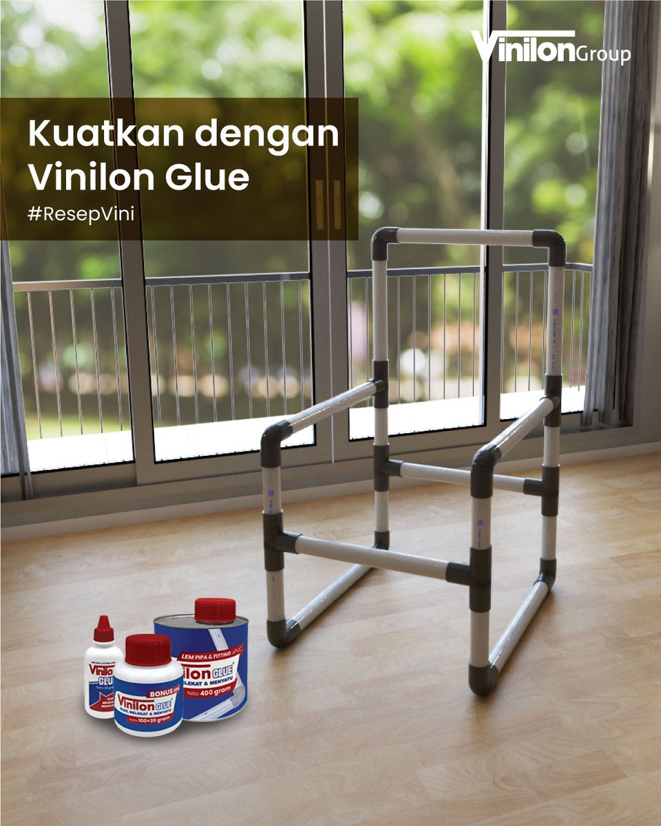 vinilon_group's tweet photo. Suka nyantai di rumah tapi kursi bikin gak nyaman? Mau beli baru tapi kantong tipis?
Mending bikin kursi santai sendiri dengan menggunakan pipa dari Vinilon Group! Simak langkah-langkah serta bahan dibutuhkan berikut ini ya!
#vinilongroup #generasikuatdanlentur #diypipe #diypvc https://t.co/oeXE4IRQir