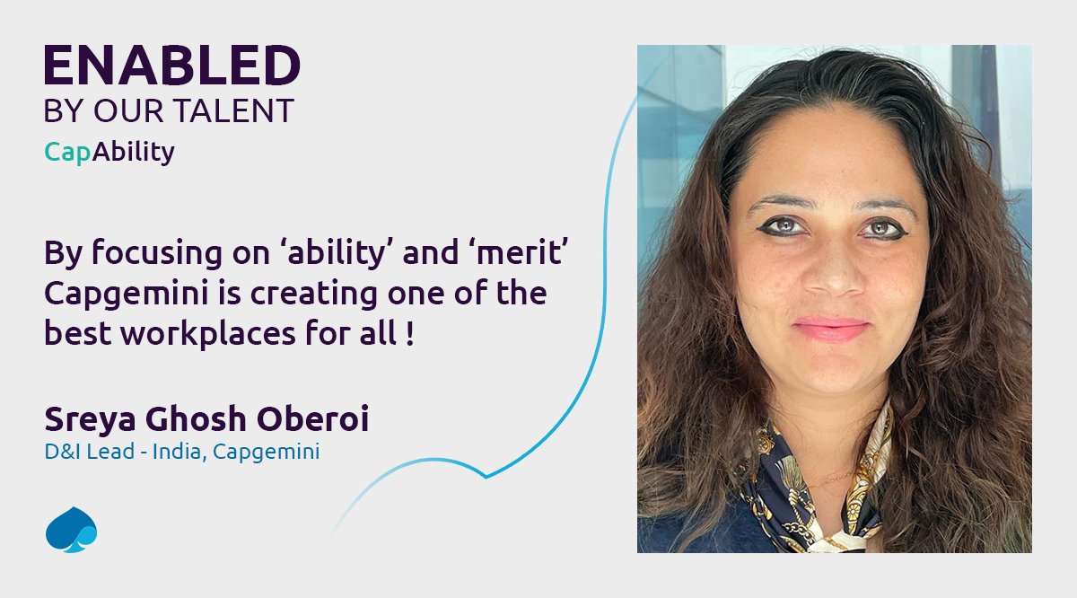 We at Capgemini create a barrier-free workspace by enabling persons with disabilities to have the power to unlock human potential. To bring their unique skills, talents and strengths to contribute.
#4PositiveFutures #IDPD2022