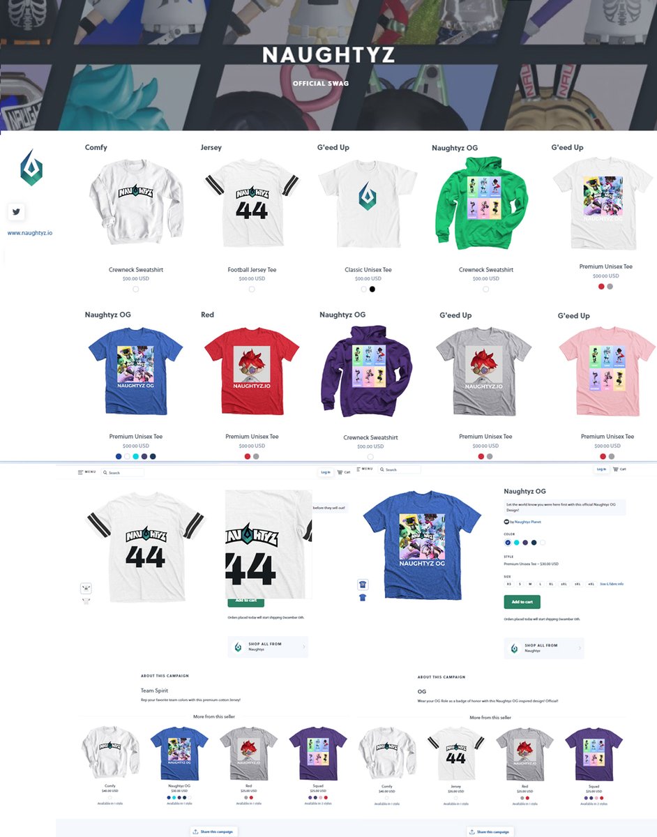 💎 Naughtyz T-shirt News 💎 

We're planning to release cute T-shirt version of Naughtyz Avatar! 🥳 
💫 10,000 NFT avatar will come to real world with Tshirt version! 😍 

✅  Discover the cute T-shirt here 👇