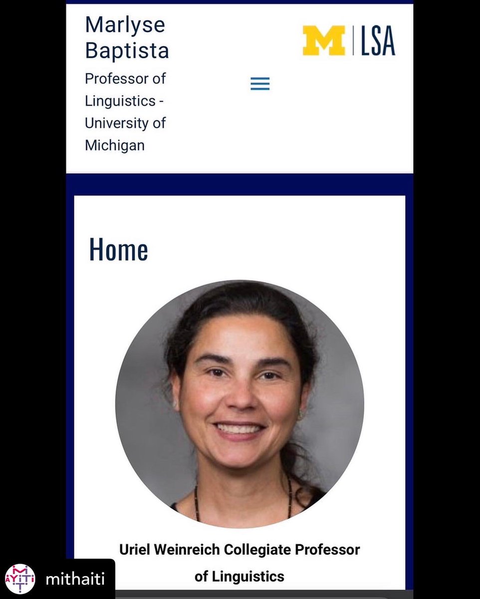 MITHaiti's tweet image. Apre LSA @LingSocAm bay Pwòf @MichelDeGraff onè _Fellowship_ LSA, kounye a se kòlèg lengwis yo ki vote l kòm manm Komite Egzekitif LSA nan mitan yon bèl ekip fanm vanyan — 3 manm nan komite a se kreyolis : @MichelDeGraff Ayiti🇭🇹 @ShelomeGooden Jamayik🇯🇲 Marlyse Baptista Kap Vè🇨🇻