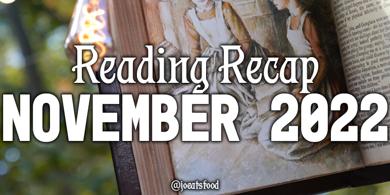 JoEatsFood's tweet photo. In November, I read 5 ARCS, 1 audiobook, 3 physical copies, 1 Kindle read, 1 light novel, and 8 manga volumes, I am exhausted | November 2022 #ReadingRecap
https://t.co/m5DJqj583b https://t.co/et8IafBO15