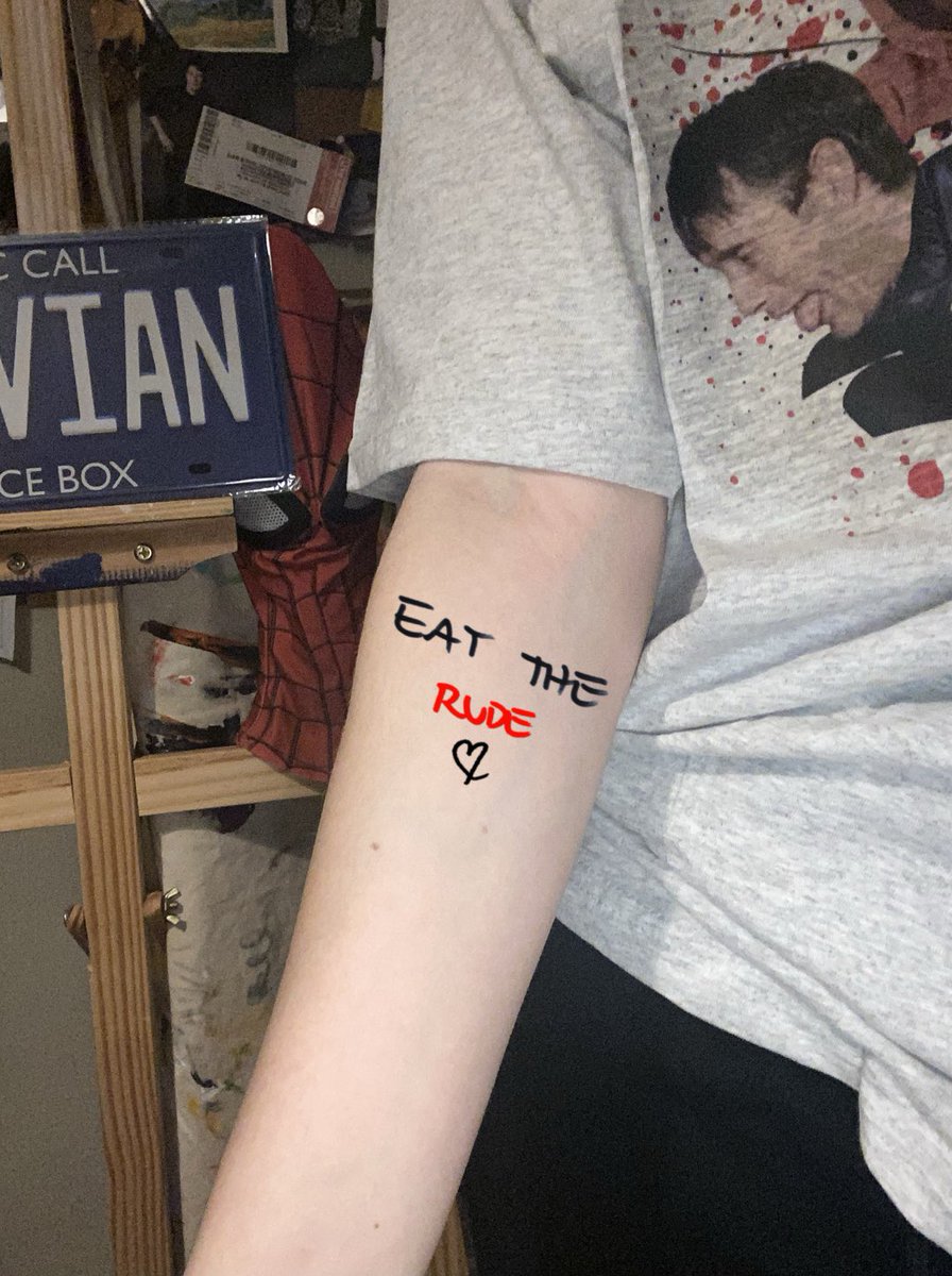 IAMH0ME's tweet photo. Visual representation of the tattoo Mads wrote for me Saturday!!
What do you think???
#MadsInManchester https://t.co/oJe3YsNbM4