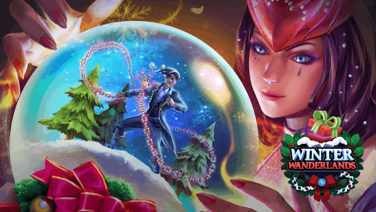 🔔Mortals, are you ready for a holly jolly christmas!?! 
Prepare to be whisked away to a magical land of snow and ice: 𝐰𝐞𝐥𝐜𝐨𝐦𝐞 𝐭𝐨 𝐭𝐡𝐞 𝐖𝐢𝐧𝐭𝐞𝐫 𝐖𝐚𝐧𝐝𝐞𝐫𝐥𝐚𝐧𝐝𝐬! 🔔
1/3