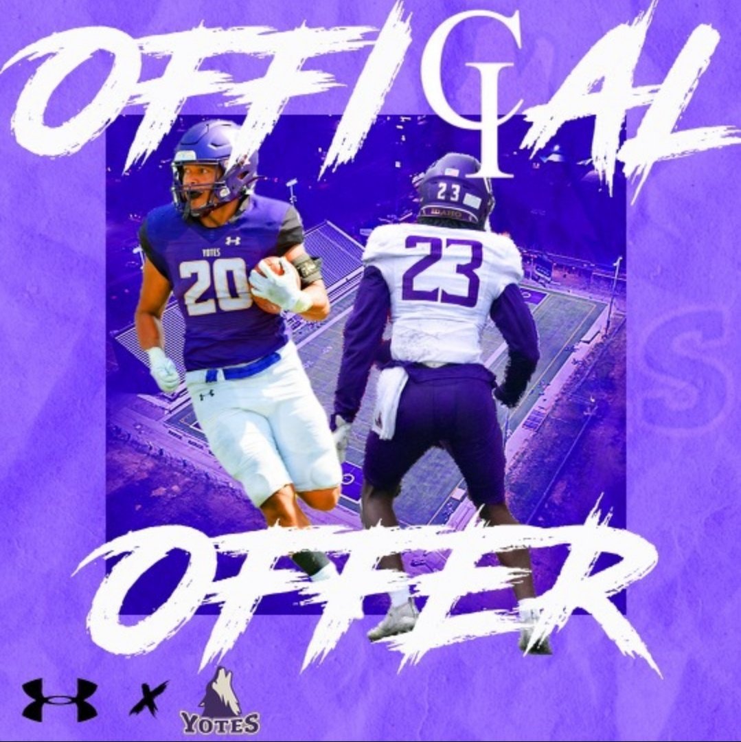 After a great call with <a href="/CoachJewell/">Chris Jewell</a> I'm very excited to announce I have received my first offer to continue my academic and athletic career at C of I <a href="/YotesFootball/">College of Idaho Football</a>