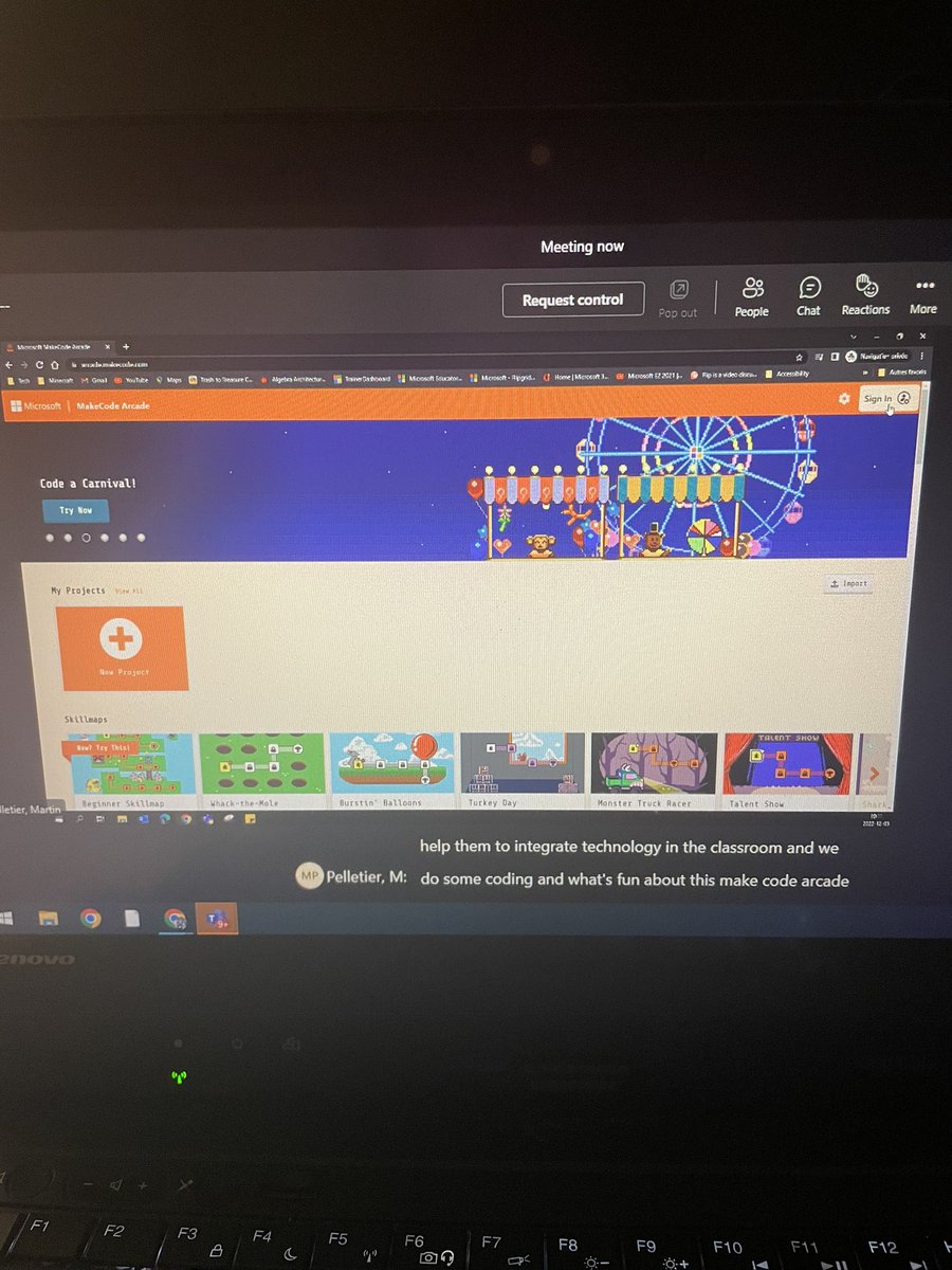 I’m very excited to learn about <a href="/LOGICSAcademy/">LOGICS Academy</a> Make Code Arcade. <a href="/CSEdWeek/">CSEdWeek</a> 
#CSEW2022 #HourOfCode <a href="/MSMakeCode/">Microsoft MakeCode</a> arcade.makecode.com
