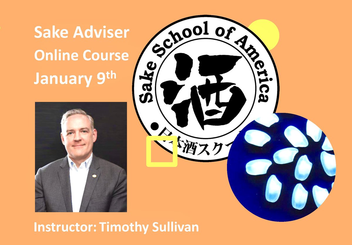 ToshioUeno's tweet photo. Next Sake Adviser Online Course will be on Monday January 9th! Registration: https://t.co/GdwkTrE9n0
#sakeadviser #sakeeducation #sakeeducator #sakeeducators #sakesommelier #sakesommeliers #sakesomm #sakeschoolofamerica https://t.co/G1fMLd0y9X