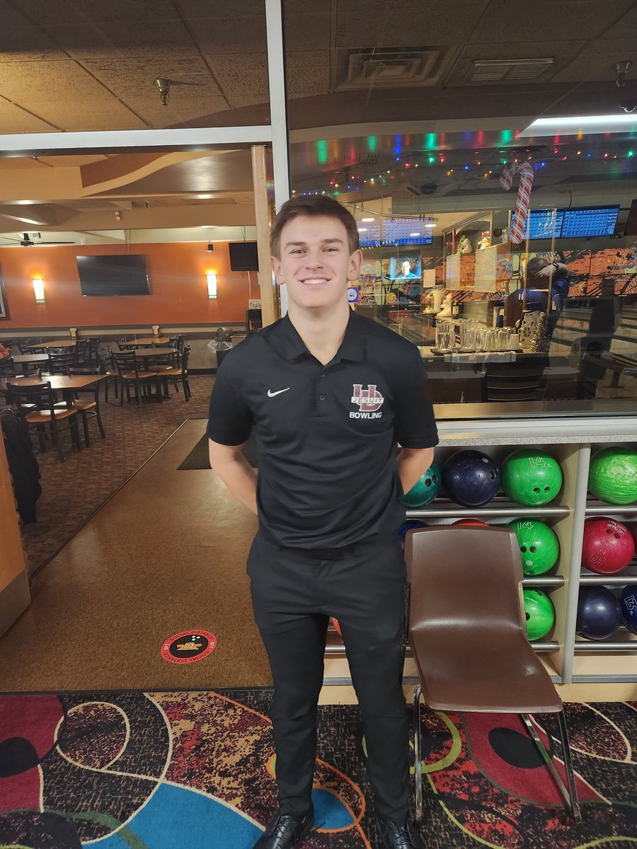 Your Cub Bowling team opened Catholic League play with their Pre Singles Tournament today. @PaulDow35408533 took over the lead last game to win it all! Posting scores of 172, 215, 236, and 266!! Awesome bowling kid!! The first head to head match is Wed against Rice Wed. #StayHot