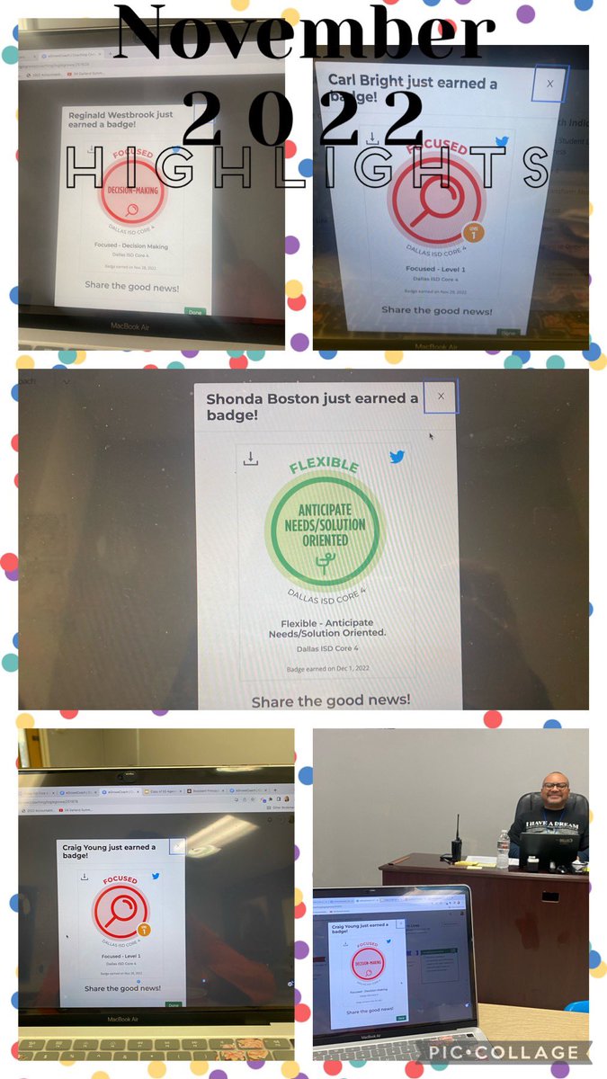 Mareka Austin (@mareka_austin) on Twitter photo The <a href="/AIM2_0/">AIM 2.0</a> assistant principals are rocking and rolling. I had the honor of coaching 11 assistant principals <a href="/dallasschools/">Dallas ISD</a> last week. All 11 coaches earned at least one badge and here is how excited they were! <a href="/engage_learning/">engage2learn</a> <a href="/ShannonKBuerk/">Shannon Buerk</a> <a href="/LucyElizondo123/">Lucy Elizondo</a> 👇🏽 The <a href="/AIM2_0/">AIM 2.0</a> assistant principals are rocking and rolling. I had the honor of coaching 11 assistant principals <a href="/dallasschools/">Dallas ISD</a> last week. All 11 coaches earned at least one badge and here is how excited they were! <a href="/engage_learning/">engage2learn</a> <a href="/ShannonKBuerk/">Shannon Buerk</a> <a href="/LucyElizondo123/">Lucy Elizondo</a> 👇🏽