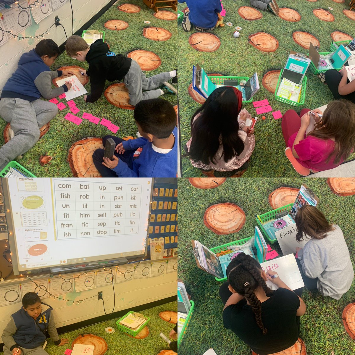 Working together to build multisyllabic words👍