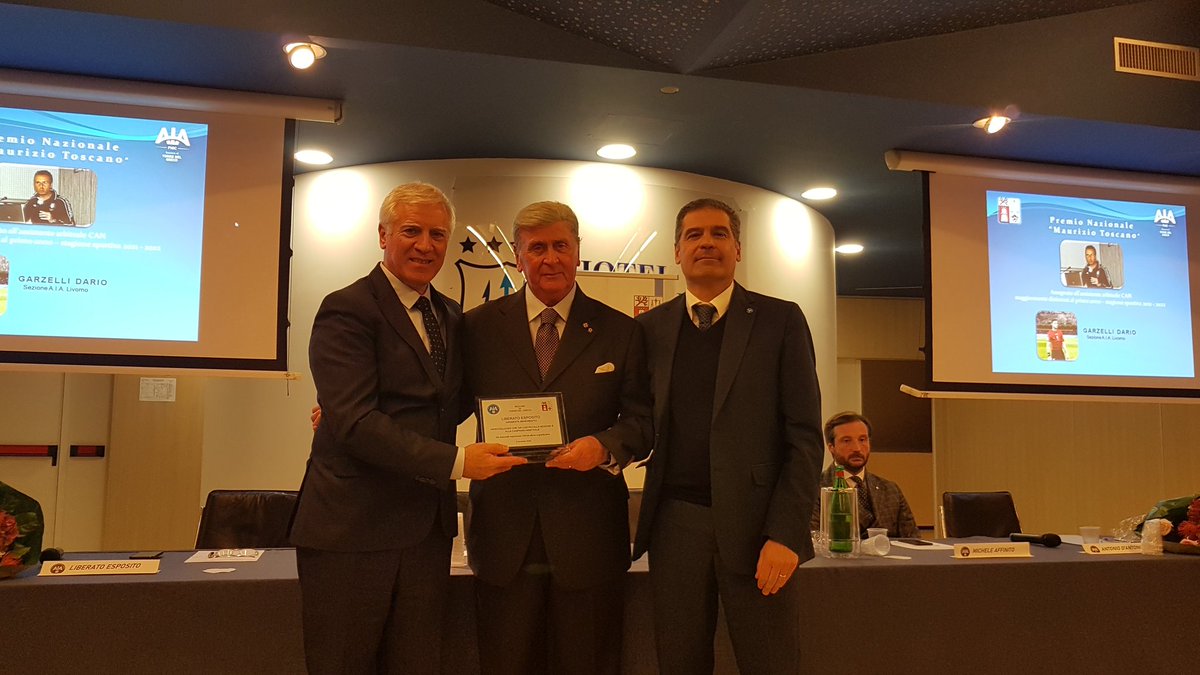 AiaTorreGreco's tweet photo. #premioNazionale #aia #arbitro #assistentiarbitrale #riconoscimento

Consegna del Premio Nazionale Maurizio Toscano all'AA Garzelli Diario della Sezione AIA di Livorno

https://t.co/txA35iyRz1 https://t.co/Y64HxEWArV