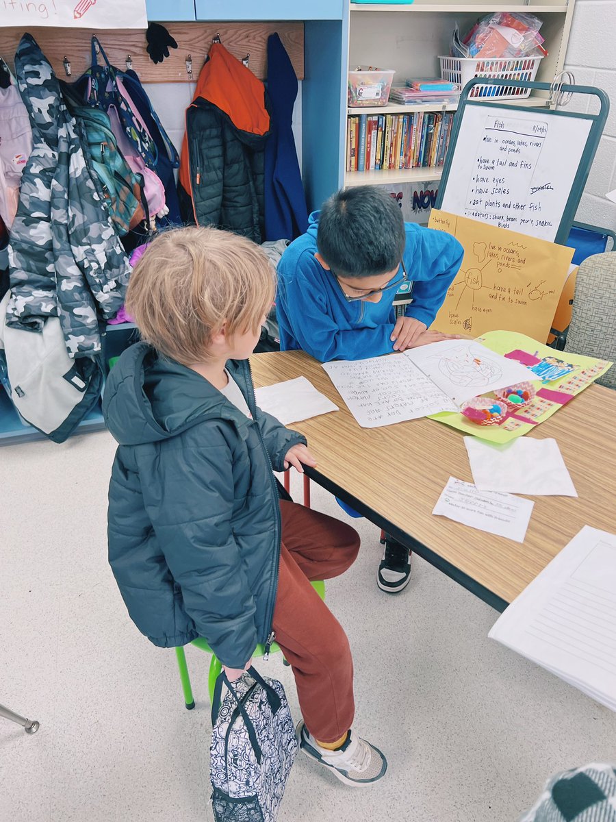 Today we got to visit <a href="/ElizabethDCruz3/">Elizabeth D'Cruz ▪she/her ▪</a> 's class for their writing celebration! We had so much fun listening to their non-fiction stories📝