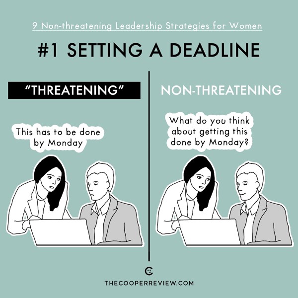 It's not ambition that holds women back. They're punished for violating gender stereotypes as warm & submissive. Data: ambitious men and women get promoted. Aggressive women are penalized more than men. End the double standard: if you accept it in men, don't reject it in women.