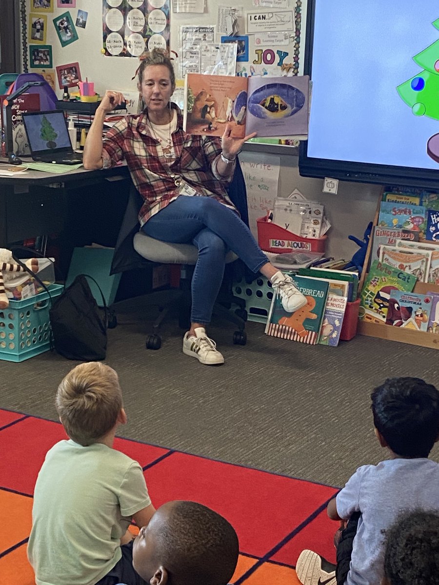 I love the way Mrs. Sanchez transitions from one activity to the next! What a way to calm kinder students after PE!! #Wells12Days #ExploreWells #WellsGoandGrow ⁦<a href="/CFISDWells/">Wells Elementary</a>⁩