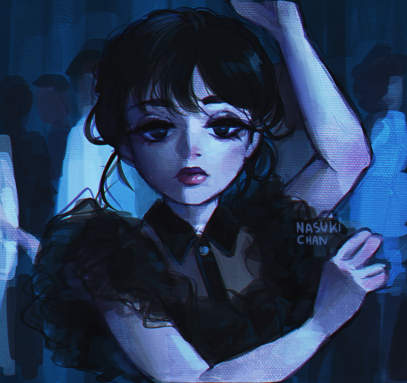 NasukiChan's tweet photo. Wednesday 💃 
#fanart #wednesdaynetflix #wednesdayaddams #illustration https://t.co/k2VYl4HWh1