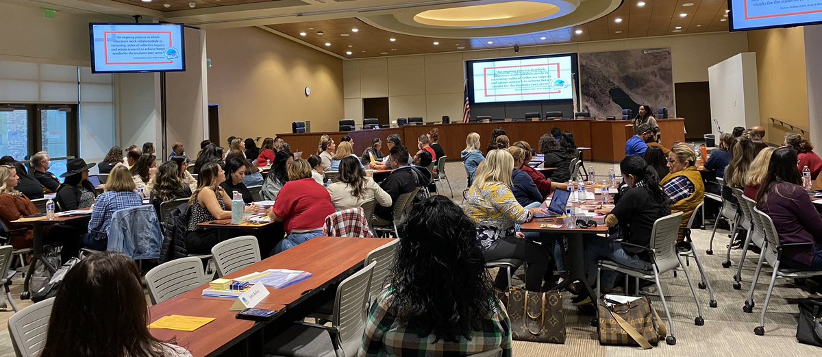 CVUSD Elementary Instructional Leadership Teams Collaborate district wide.