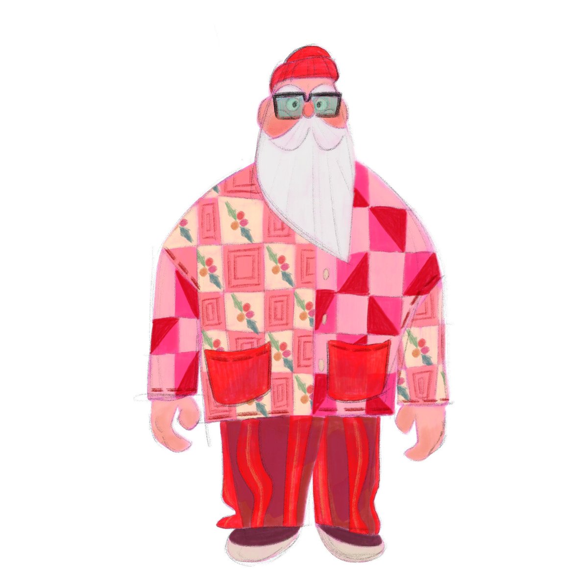 beames_josh's tweet photo. 🎅🏻 fashion Santa inspired by my favorite designer Bode https://t.co/5GLAFNQylP