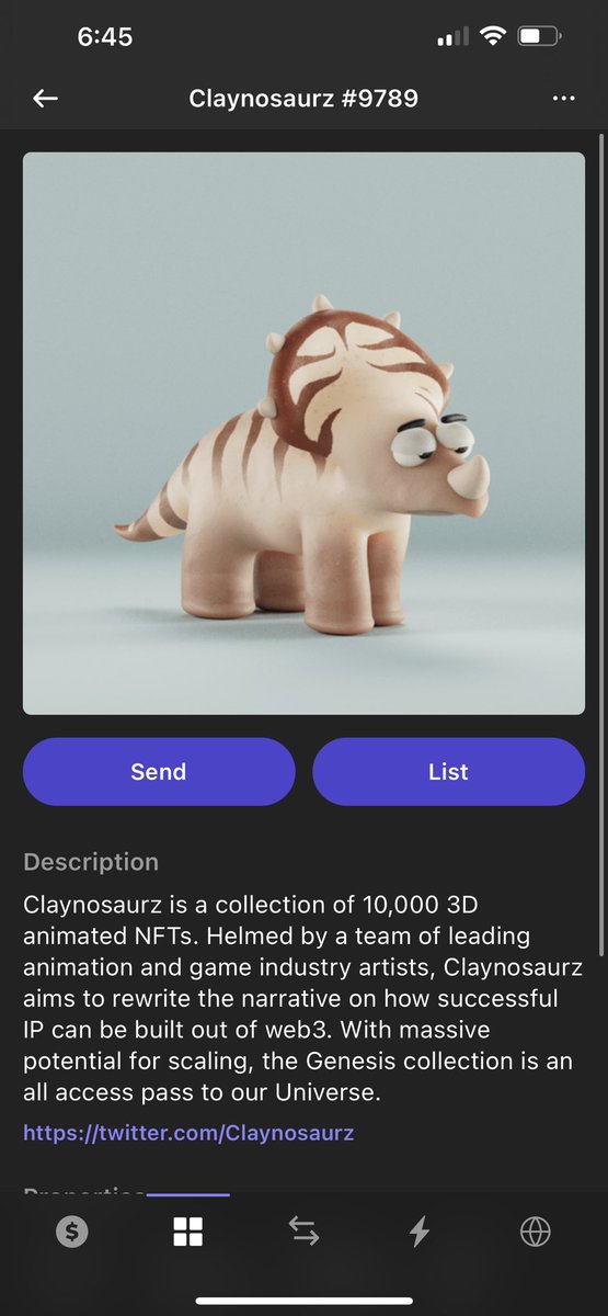 DankElement's tweet photo. @Claynosaurz are completely flipping the @solana NFT Meta for good 🙌

After showing them love and appreciation for the project they hooked me up.

So stoked to be in the #claynosaurz universe!! Cheers @Cabanimation @Cabanasaur 🍻🍻 https://t.co/zr4v3LJrYC