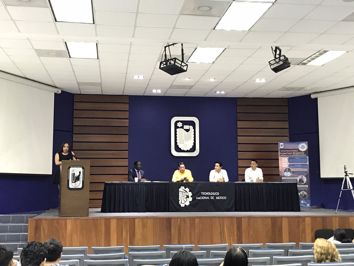 En el conservatorio denominado: “La importancia del patrimonio cultural en la actividad turística” #turismo #cancun #ITC  <a href="/omaralpuche/">omar alpuche leal</a> <a href="/SedeturQROO/">Sría. de Turismo Quintana Roo</a>