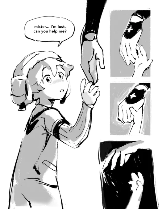 the long forgotten sensation of a little hand in your own [pg1, 2 of 7] 
