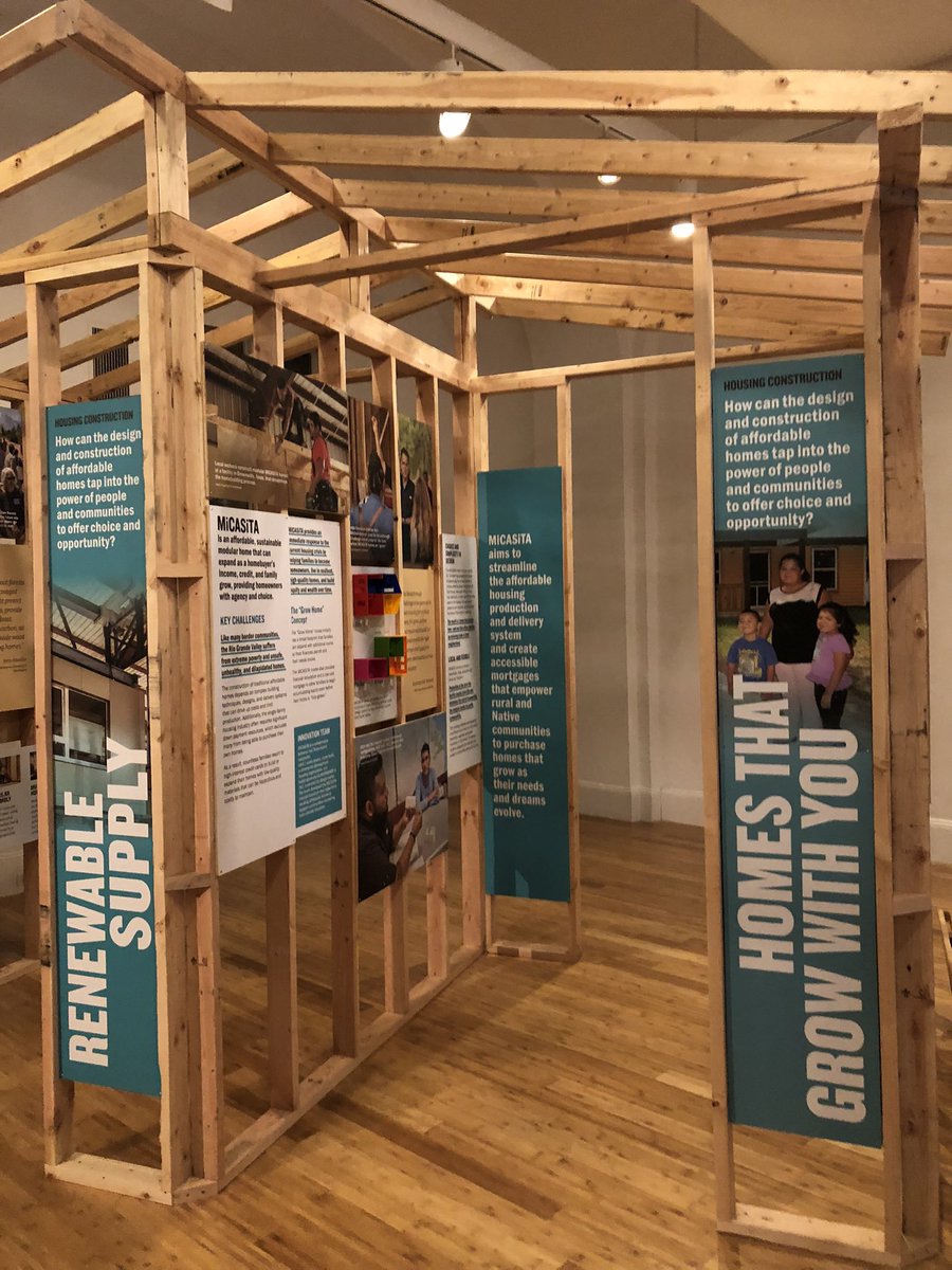 Great new exhibit <a href="/BuildingMuseum/">National Building Museum</a>, highlighting <a href="/EnterpriseNow/">Enterprise Community Partners</a> Housing Affordability Breakthrough Challenge winners.

Proud that <a href="/LINKstrategic/">Team LINK</a> is working with MiCASiTA, a sustainable rural homeownership solution from <a href="/CDCBcdcb/">cdcb come dream. come build.</a>  <a href="/bcWORKSHOP/">[bc]</a>

Learn more:
housingbreakthrough.org/grantees/cdcb-…