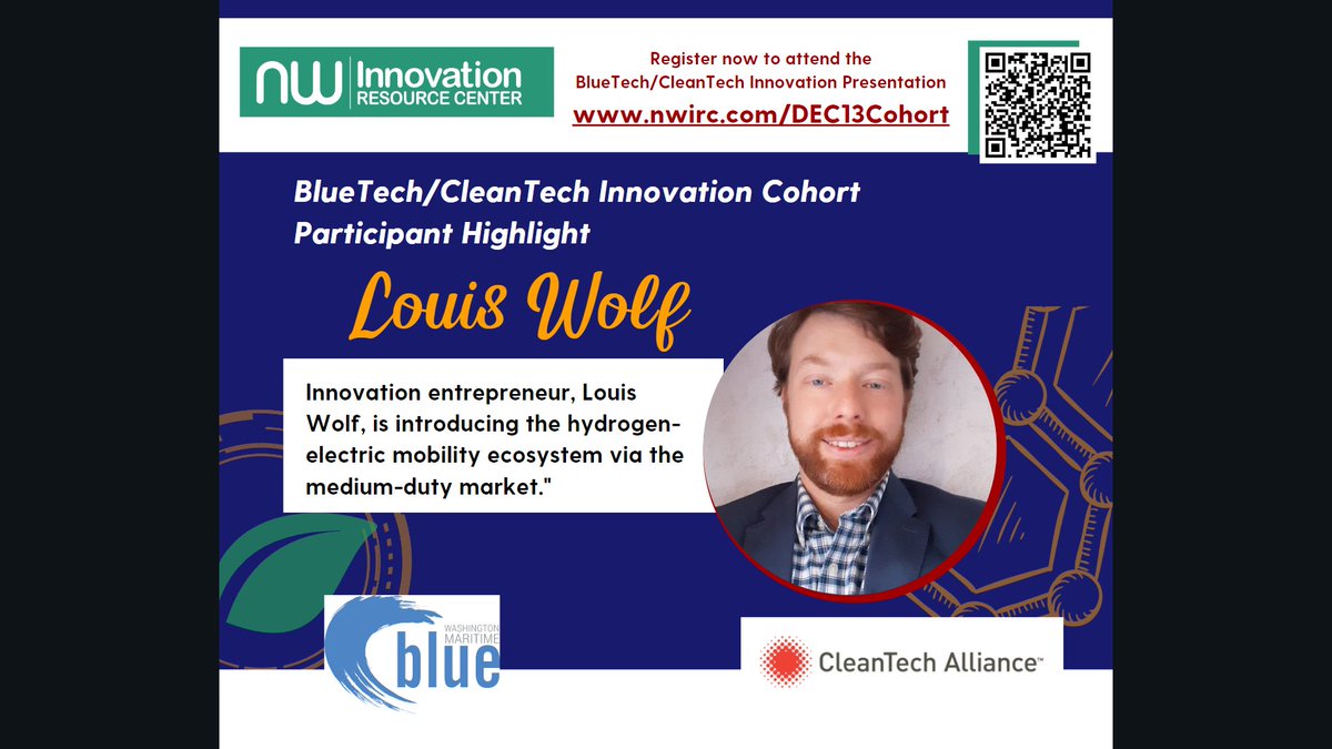 nwirc's tweet photo. Continuing the story of innovation in the BlueTech/CleanTech arena, we introduce another participant in our BlueTech/CleanTech Innovation Cohort. Register today to attend the presentation event!
https://t.co/aVWCpeNHlm https://t.co/10aA7BKvK0