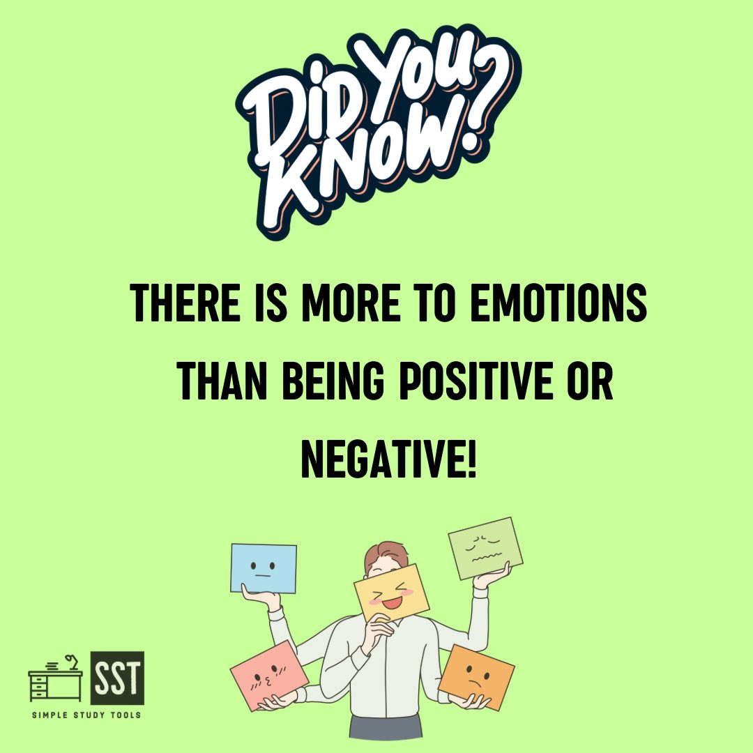 simplestudytool's tweet photo. Interested in learning more about emotions? Check out todayβs post #emotions #studytok #negative #positive #activating-emotions #deactivating-emotions https://t.co/4jWbCLY6Va