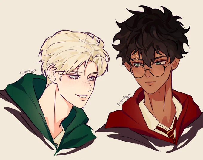 Harry with a scar the looks like an actual lightning bolt will forever be my fav  #drarry 