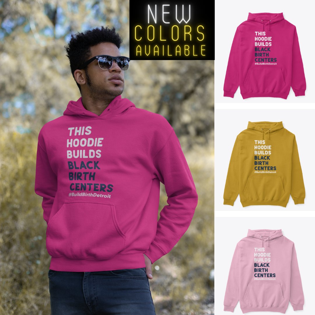 BirthDetroit's tweet photo. We have NEW colors to choose from. Stay cute, stay warm. Purchase: https://t.co/5qbmgVZSwY and help us #BUILDBIRTHDETROIT #Birthcenters #Midwives #BirthDetroit https://t.co/Q2tCwCnK6r