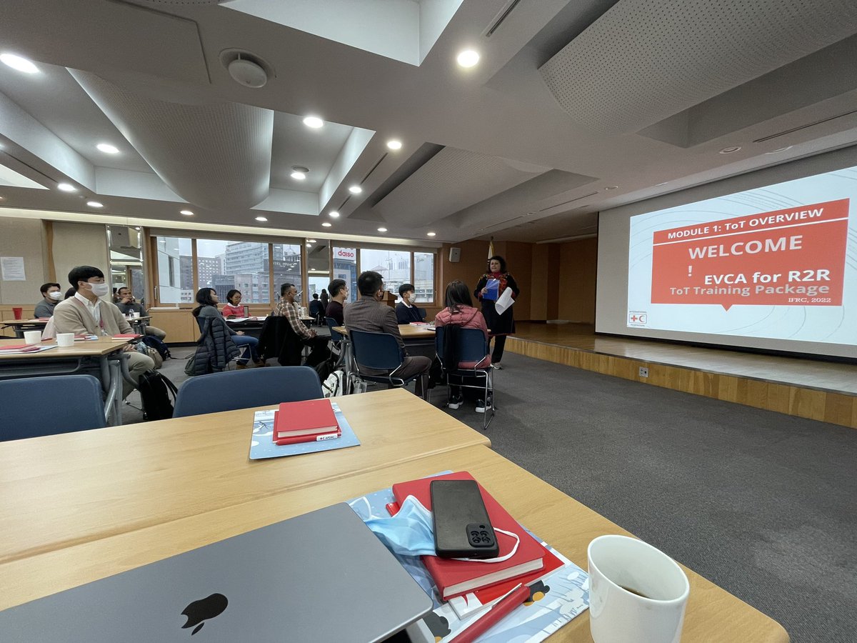 SAmineeddine's tweet photo. Roadmap to #Resilience via enhanced #vulnerability #capacity assessment (R2R via #eVCA), TOT launched in Seoul - South Korea led by @ifrc and @apdrc01. https://t.co/v0poRZOFcY