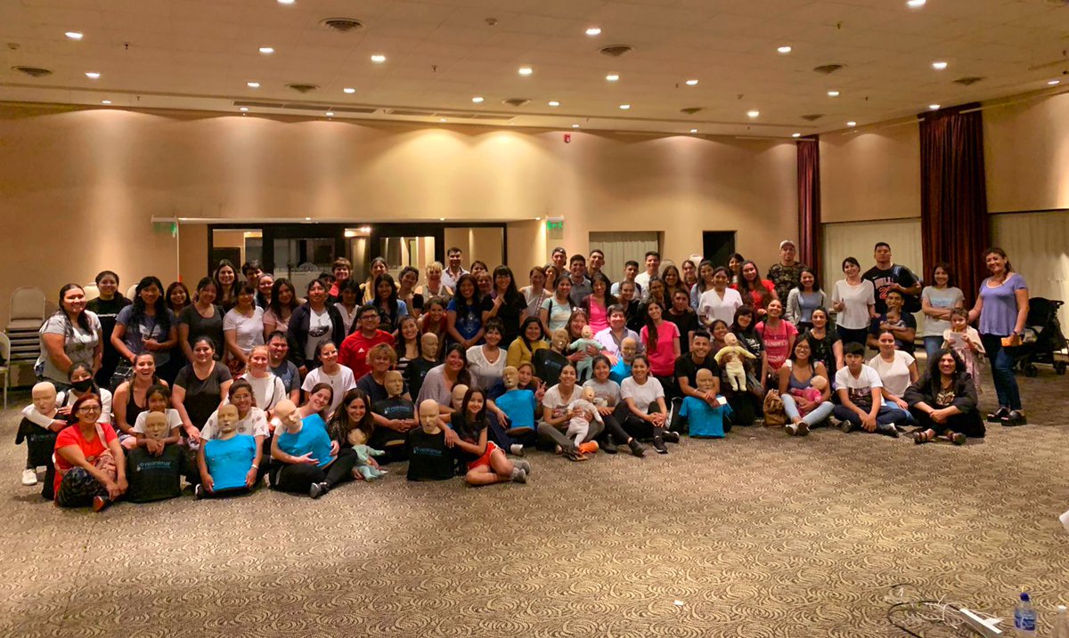 Agradecemos a los asistentes del curso de RCP y Primeros Auxilios de hoy Lunes en Jujuy.¿Participaste? Compartí la foto grupal y contanos que te pareció. ¿Te lo perdiste? Podes tomar la version grabada con certificado en nuestra plataforma tocando aca reanimar.com.ar/virtual