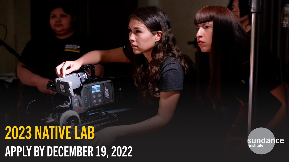Adam Piron (@adam_piron) on Twitter photo Submissions are open for <a href="/sundanceorg/">The Sundance Institute</a>'s 2023 Native Lab! If you're an Indigenous artist working on a narrative feature screenplay or episodic pilot, apply now to the for the opportunity to develop your projects with us. Deadline: 12/19. Full details here: bit.ly/3h3Xj1S Submissions are open for <a href="/sundanceorg/">The Sundance Institute</a>'s 2023 Native Lab! If you're an Indigenous artist working on a narrative feature screenplay or episodic pilot, apply now to the for the opportunity to develop your projects with us. Deadline: 12/19. Full details here: bit.ly/3h3Xj1S