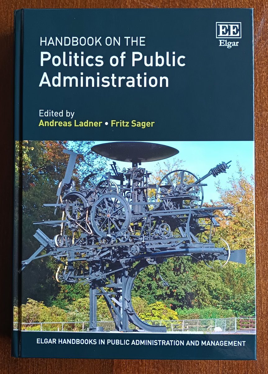 Look what just arrived! @ElgarPublishing Handbook on the Politics of Public Administration. More info available here: e-elgar.com/shop/gbp/handb…