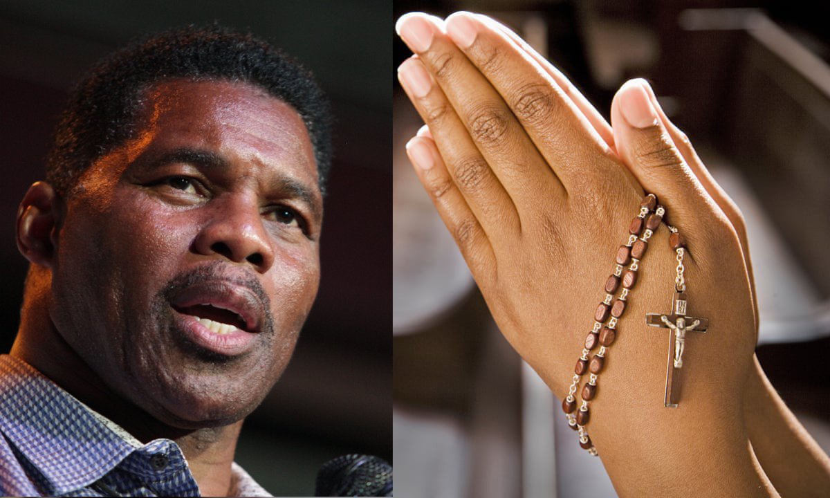 P_Odrowaz's tweet photo. Pray the rosary for Herschel Walker. 
#PrayTheRosary #Rosary #Catholic #CatholicChurch #Catholics #CatholicTwitter #runoff #ProLife https://t.co/PEh77ma8NL