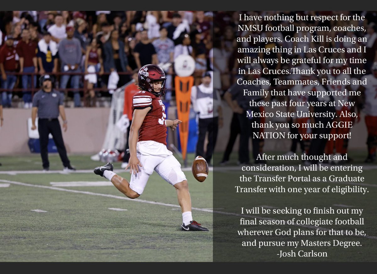 Thank you NMSU for these past four years. I will forever cherish my time in Las Cruces, NM! I am excited for what the future holds!