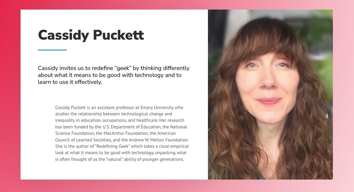 Join us tomorrow to hear our next speaker, Cassidy Puckett, about technology education.

Visit TEDxBloomington.com for more info on tickets and speakers. 
 
We can’t wait to see you tomorrow night at the dimension mill! 

#tedx #tedtalks #tedxbloomington #newbeginnings