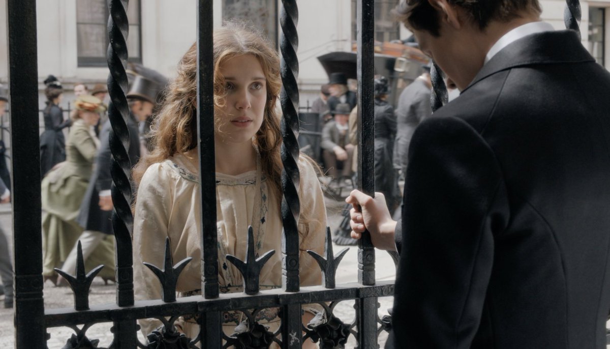 Obsessed with Rosé and Lisa recreating this scene from Enola Holmes on a recent trip to London
